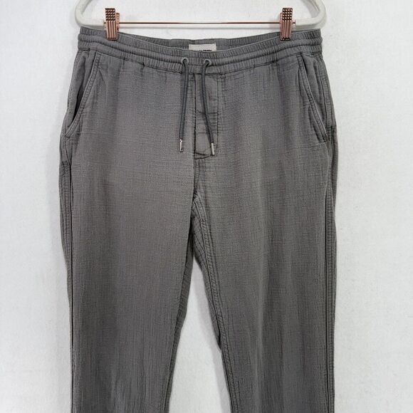 Taylor Stitch Pants Men M Gray The Après Gauze Jogger 32x27 Lounge Casual - Picture 4 of 11